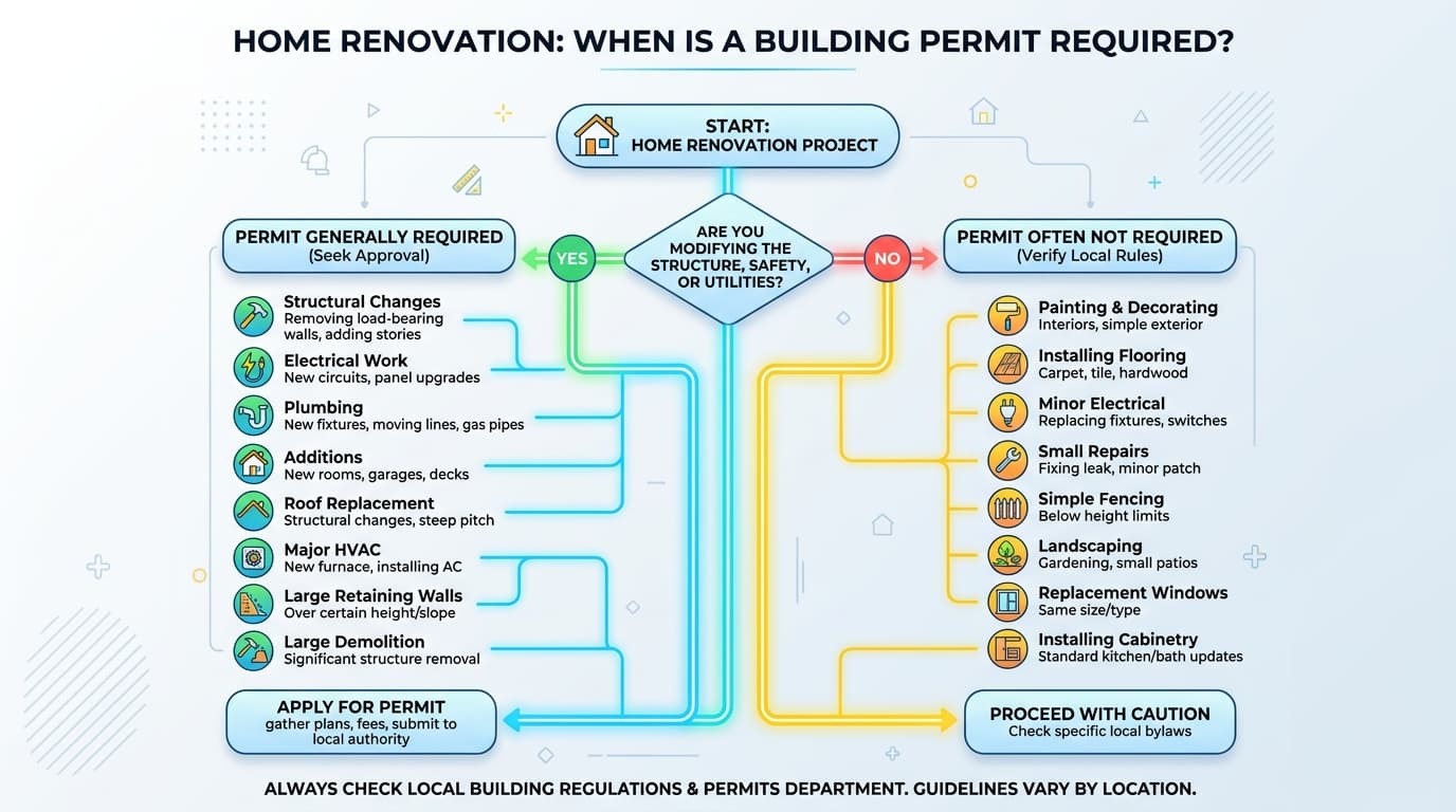 Permitted raised deck construction